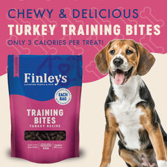 Finley’s treats are soft rewards for crate training sessions.
