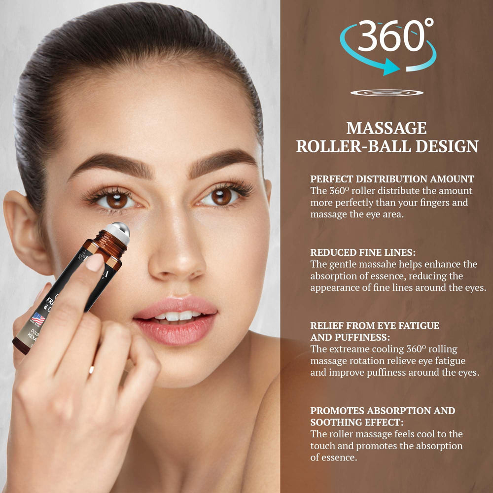 Fiora Naturals under-eye roller may help diminish visible concerns with regular use