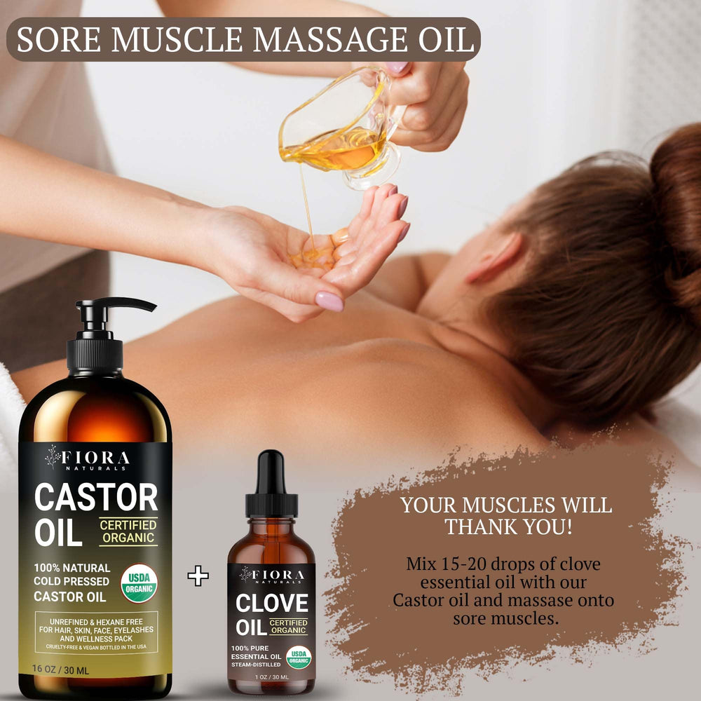 Fiora Naturals Clove Oil with Carrier Oil for gentle DIY oral care blends