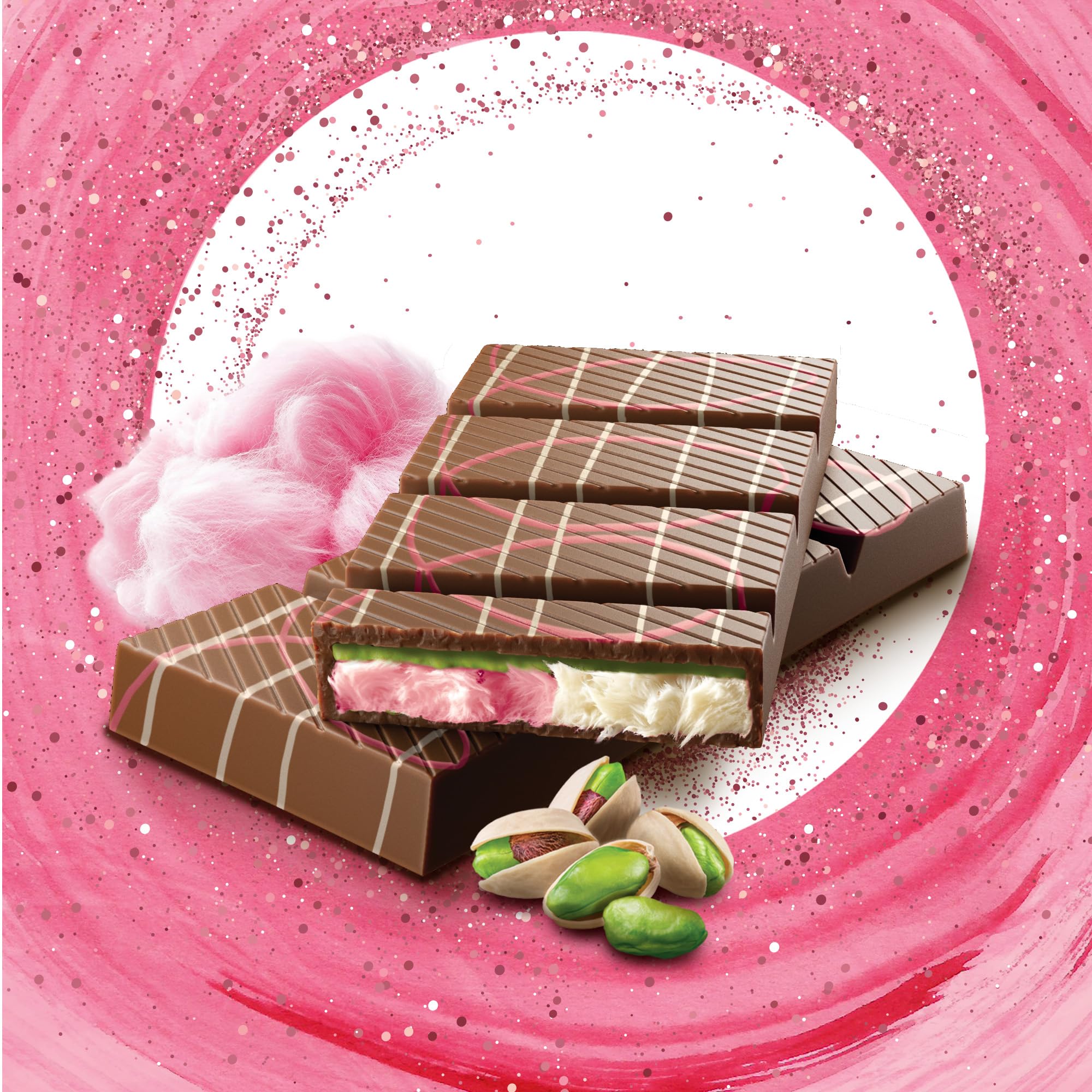 Fiorella Dubai bar slice close-up highlighting texture and multi-layer design