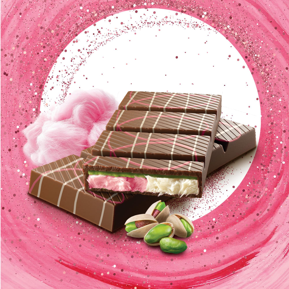 Fiorella Dubai bar slice close-up highlighting texture and multi-layer design