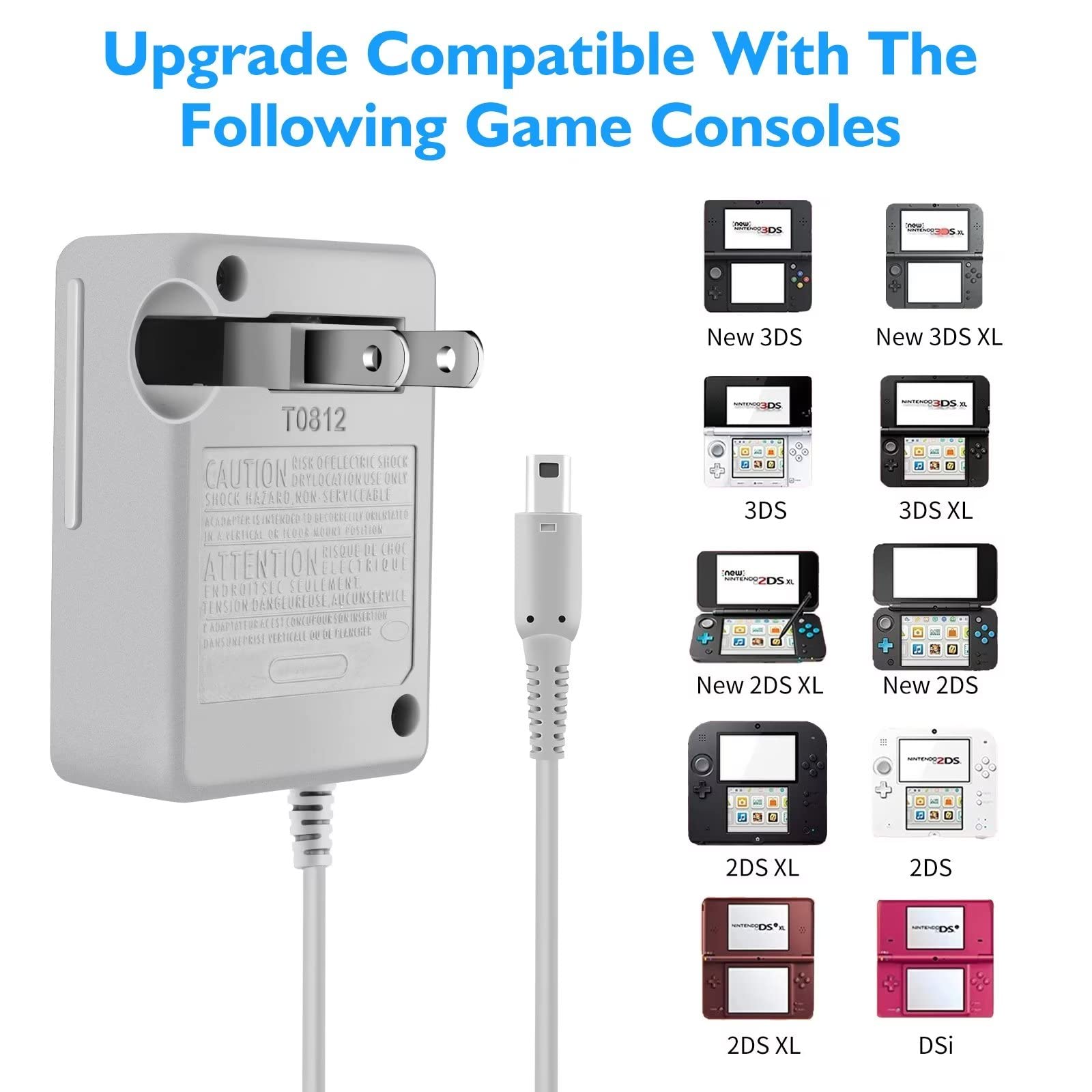 FIOTOK charger adapter ready for global 100-240V outlets