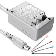 FIOTOK 3DS charger kit with stylus pens for convenient handheld gaming