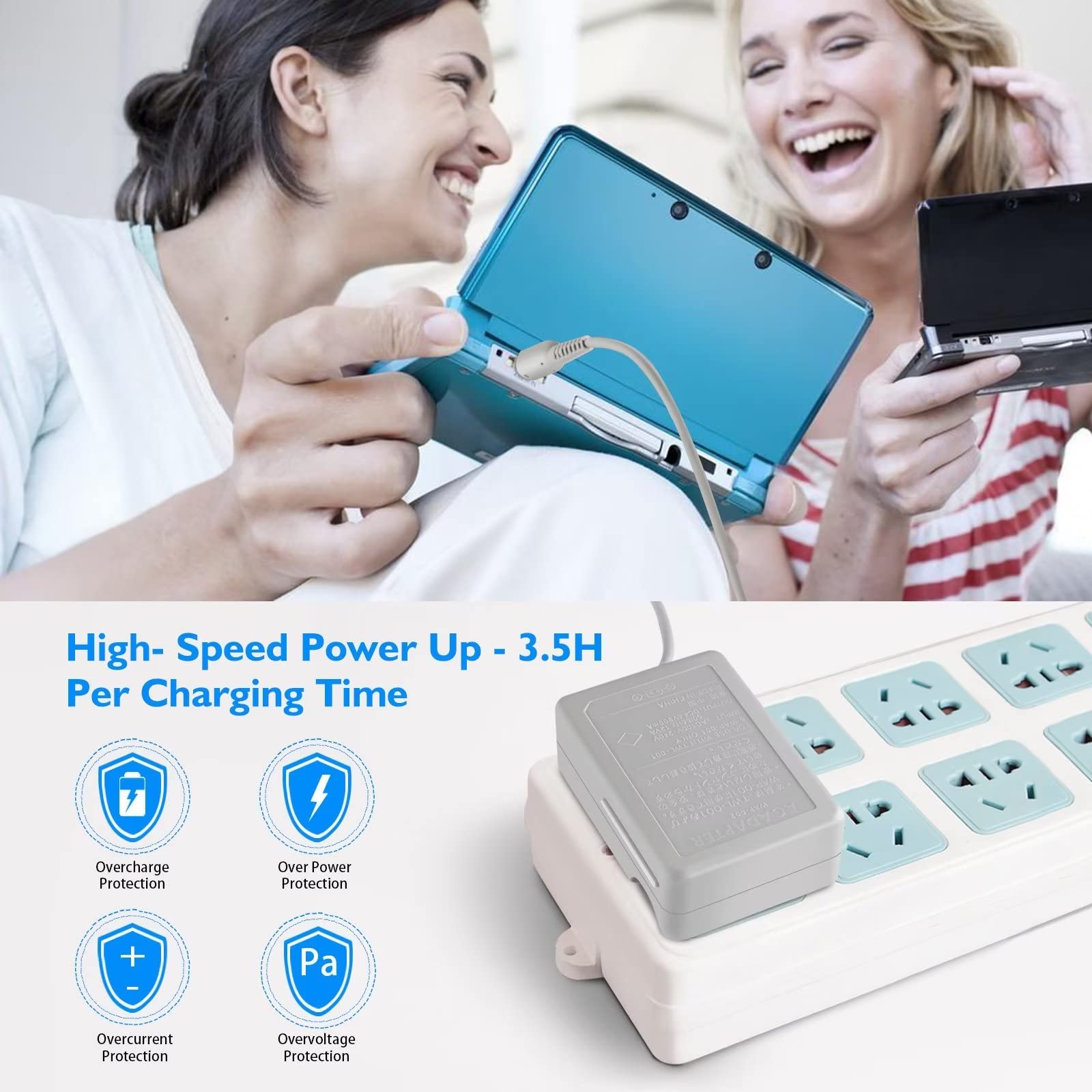 Smart charging with temperature monitoring and safeguards for devices