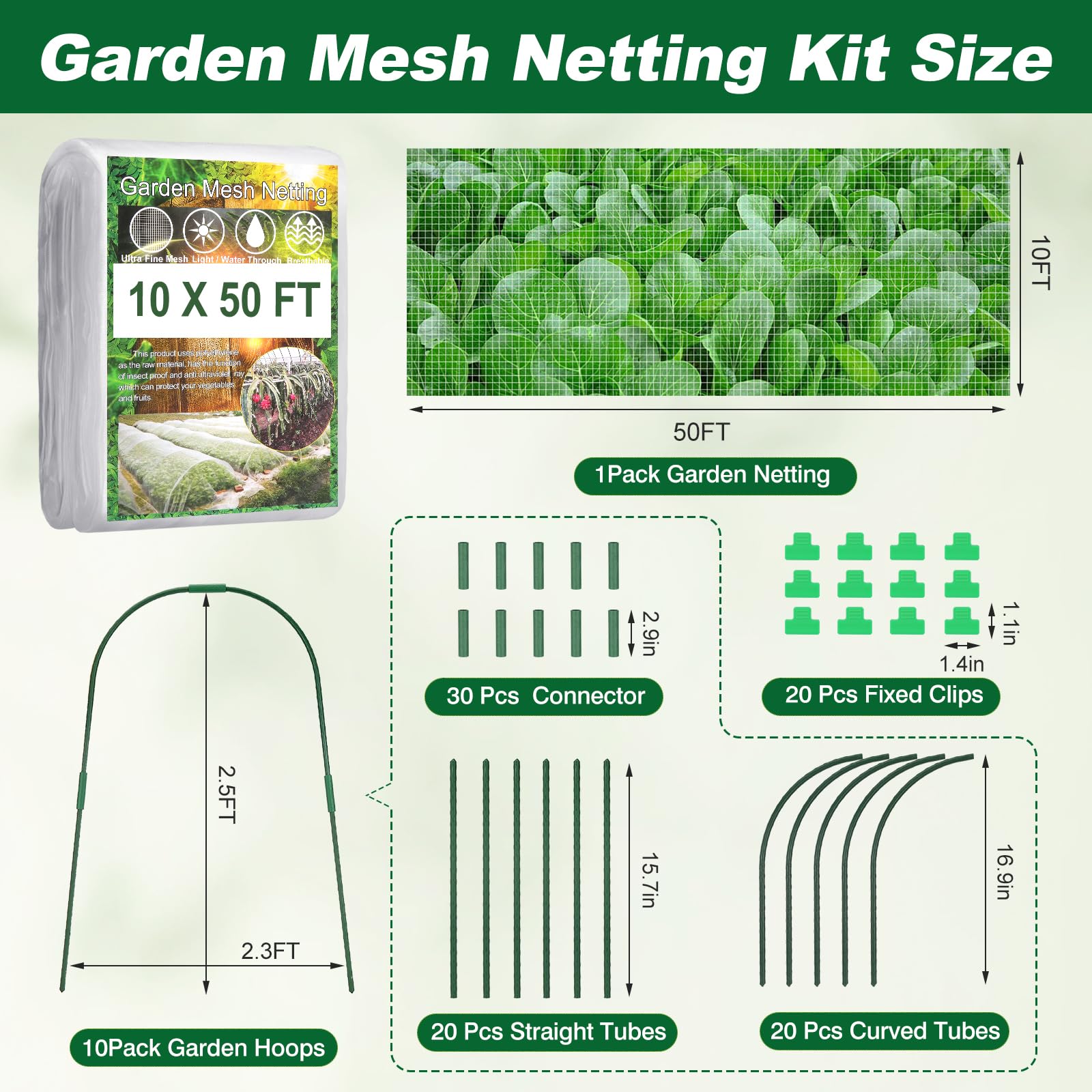 Fippy garden hoops steel-core assembly provides sturdy support for tunnel setups