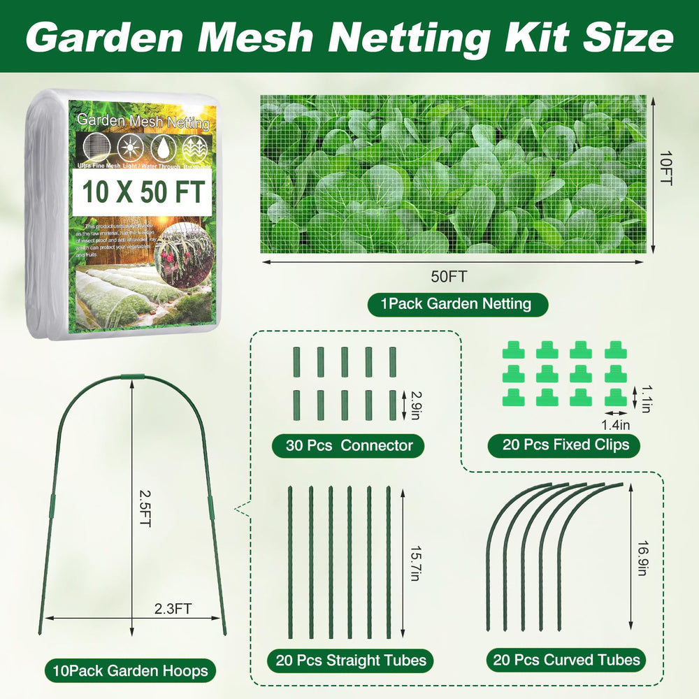 Fippy garden hoops steel-core assembly provides sturdy support for tunnel setups