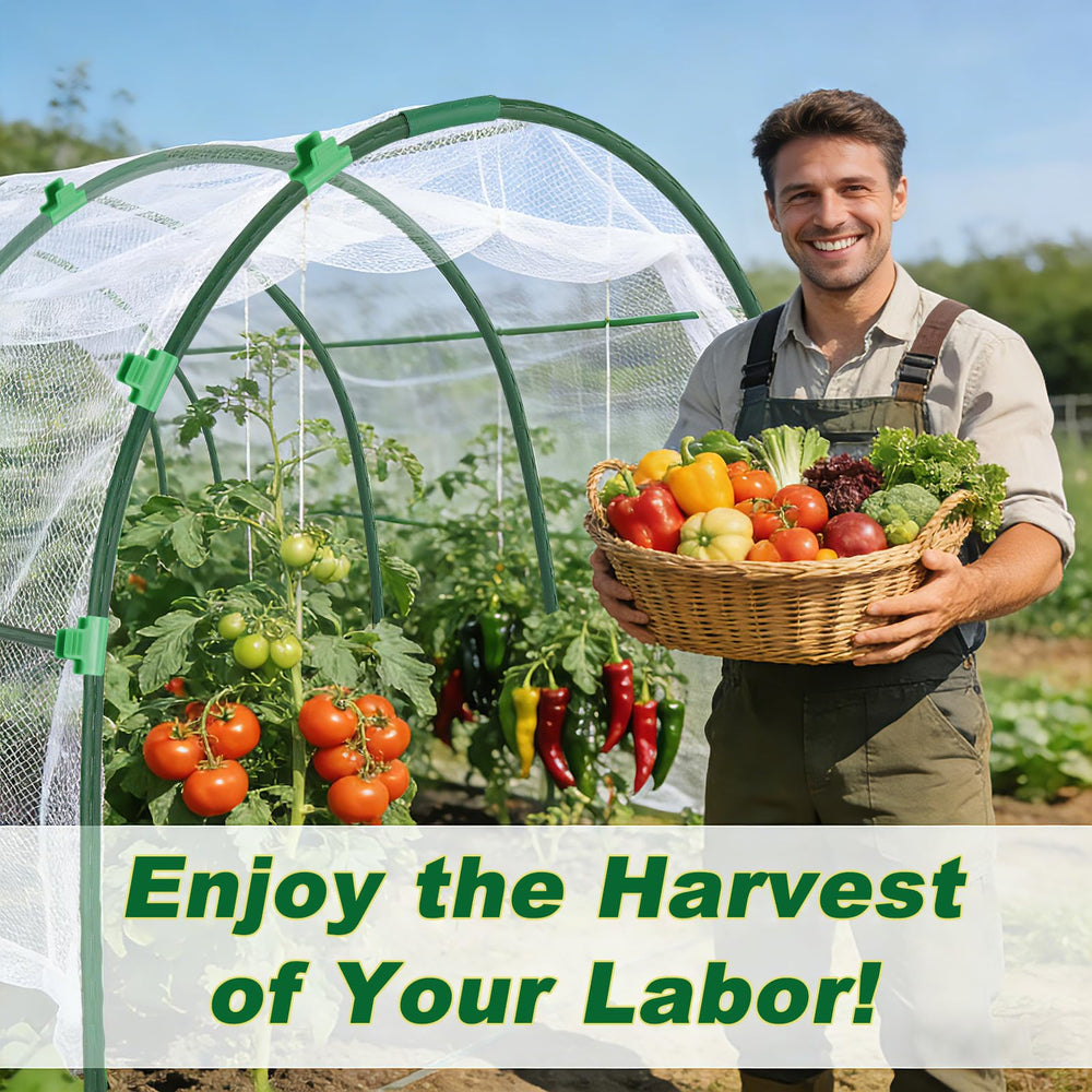 Fippy garden netting kit convenient for gardens, orchards and greenhouses