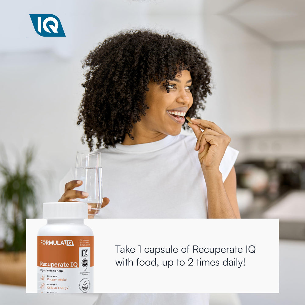 FIQ Formula IQ capsule swallowed with water for easy daily routine.