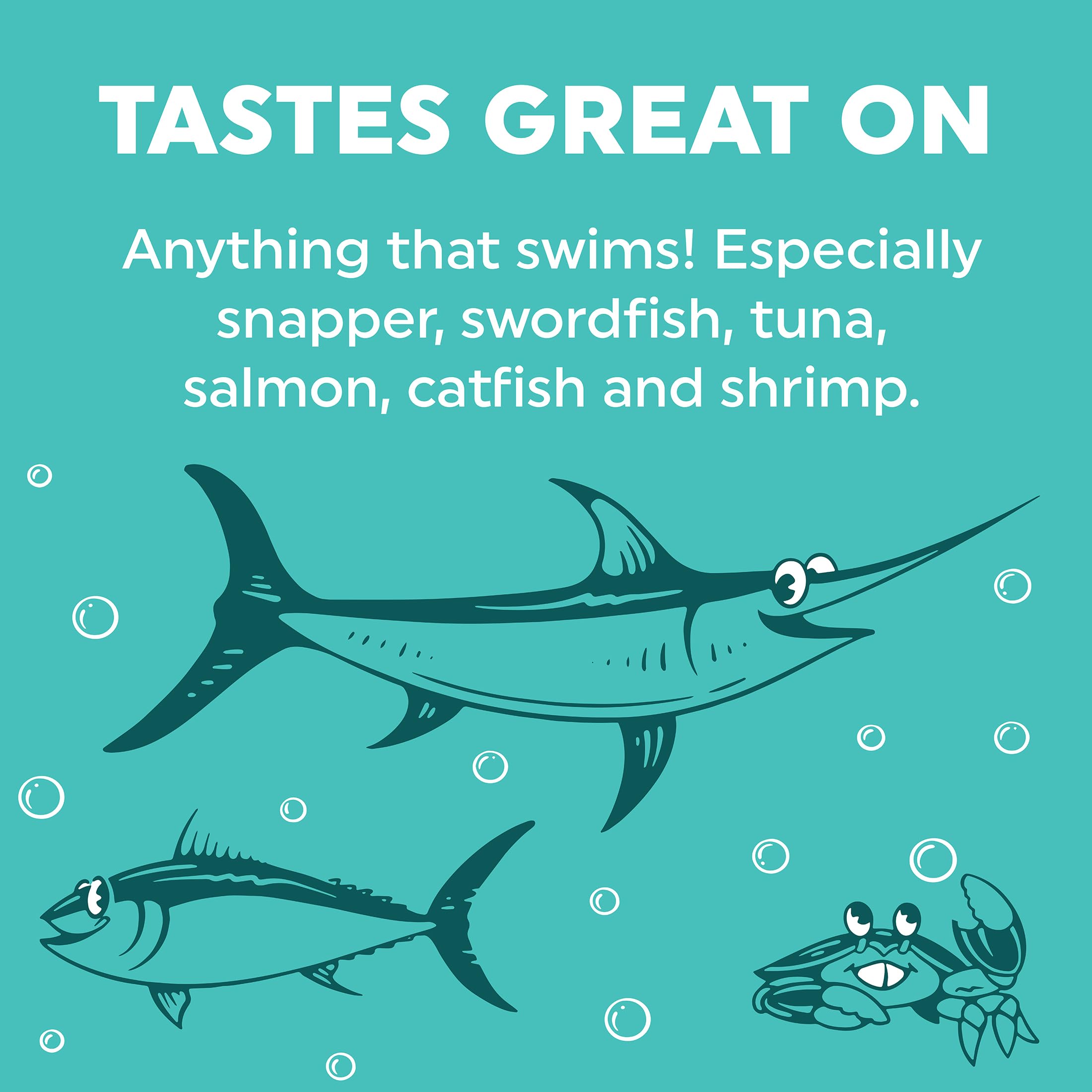 Fire & Smoke Society Fish Monger aromatic herbs boost seafood flavor profile.