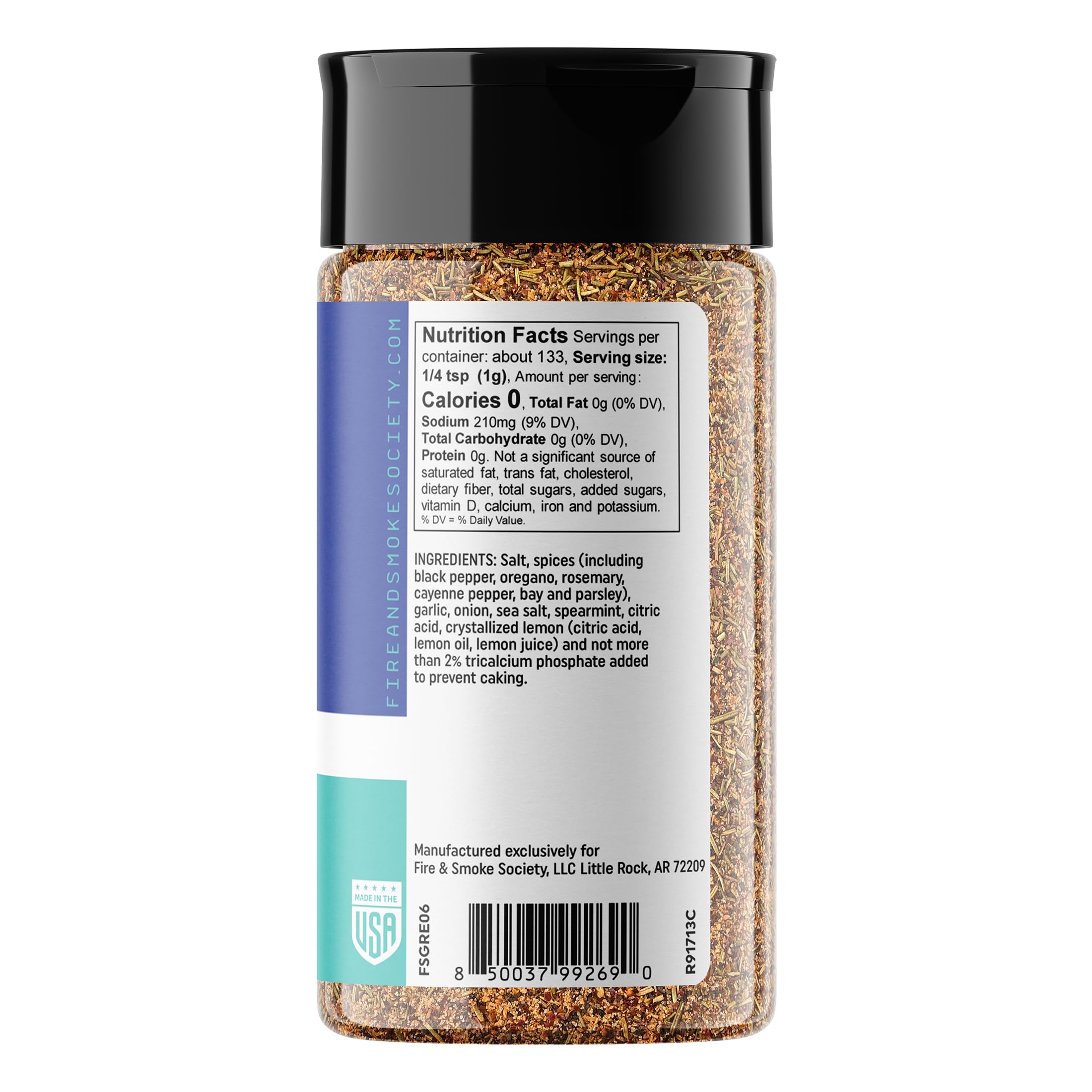 Fire & Smoke Society Greek Seasoning as pork rub for juicy results