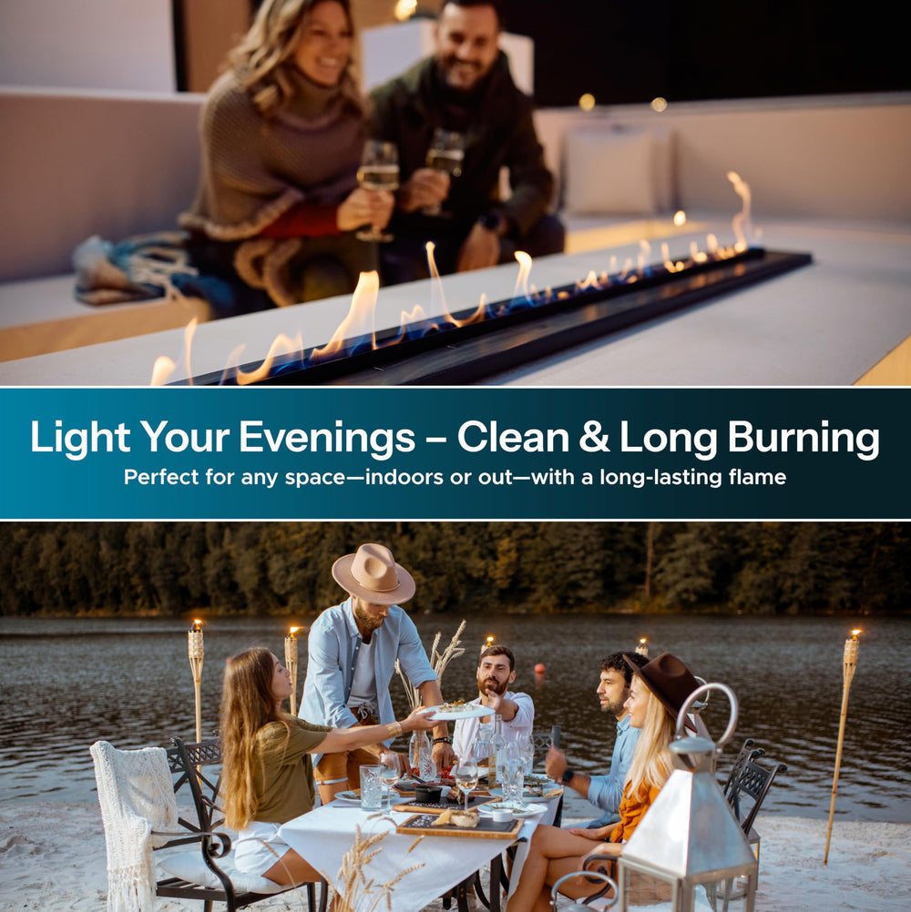 Citronella variant Firefly Fuel Clean Lamp Oil for outdoor ambiance.