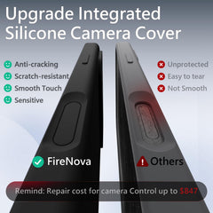 Premium silicone grip keeps your phone stable and comfortable in hand.