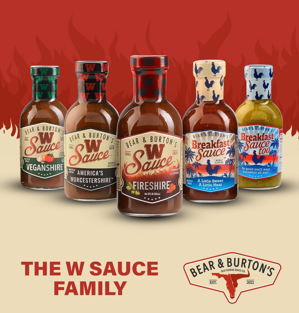 Fireshire and Original W Sauce used as a quick steak marinade.