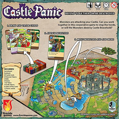Castle Panic 2nd Edition monster tokens enliven siege moments.