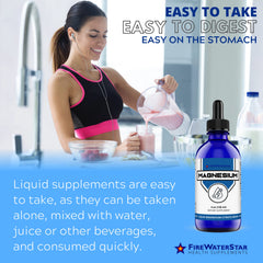 FIREWATERSTAR glass bottle ready for mixing into beverages for convenient daily use.