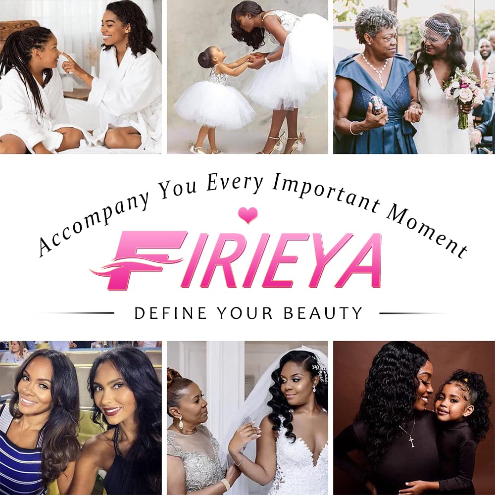 FIRIEYA versatile 18-inch wig suitable for ponytails and buns