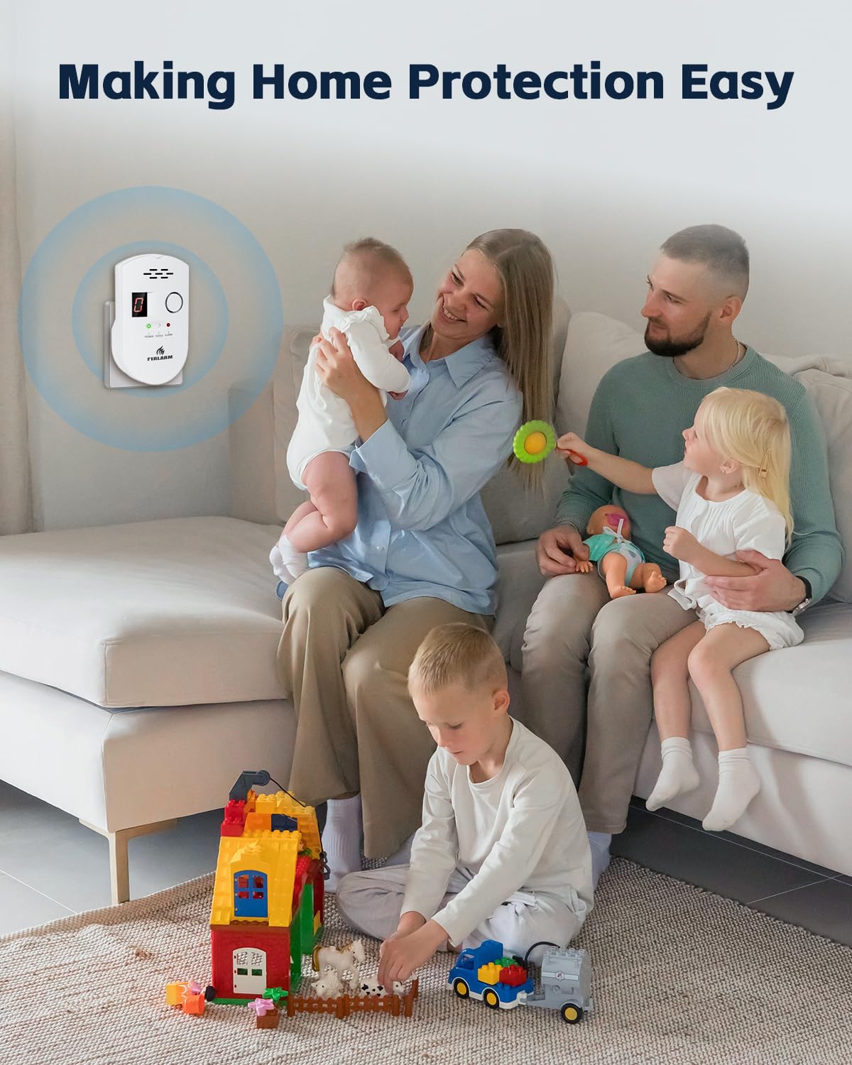Firlarm detector kitchen-use scenario for monitoring near cooking areas