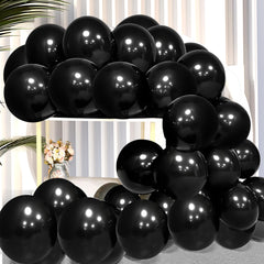 Firomi black balloons 12in 100pack for vibrant party arches.