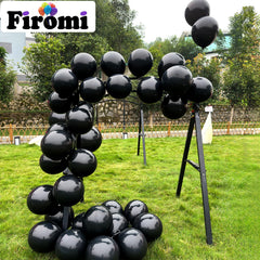 Firomi balloons can be inflated with helium or air.