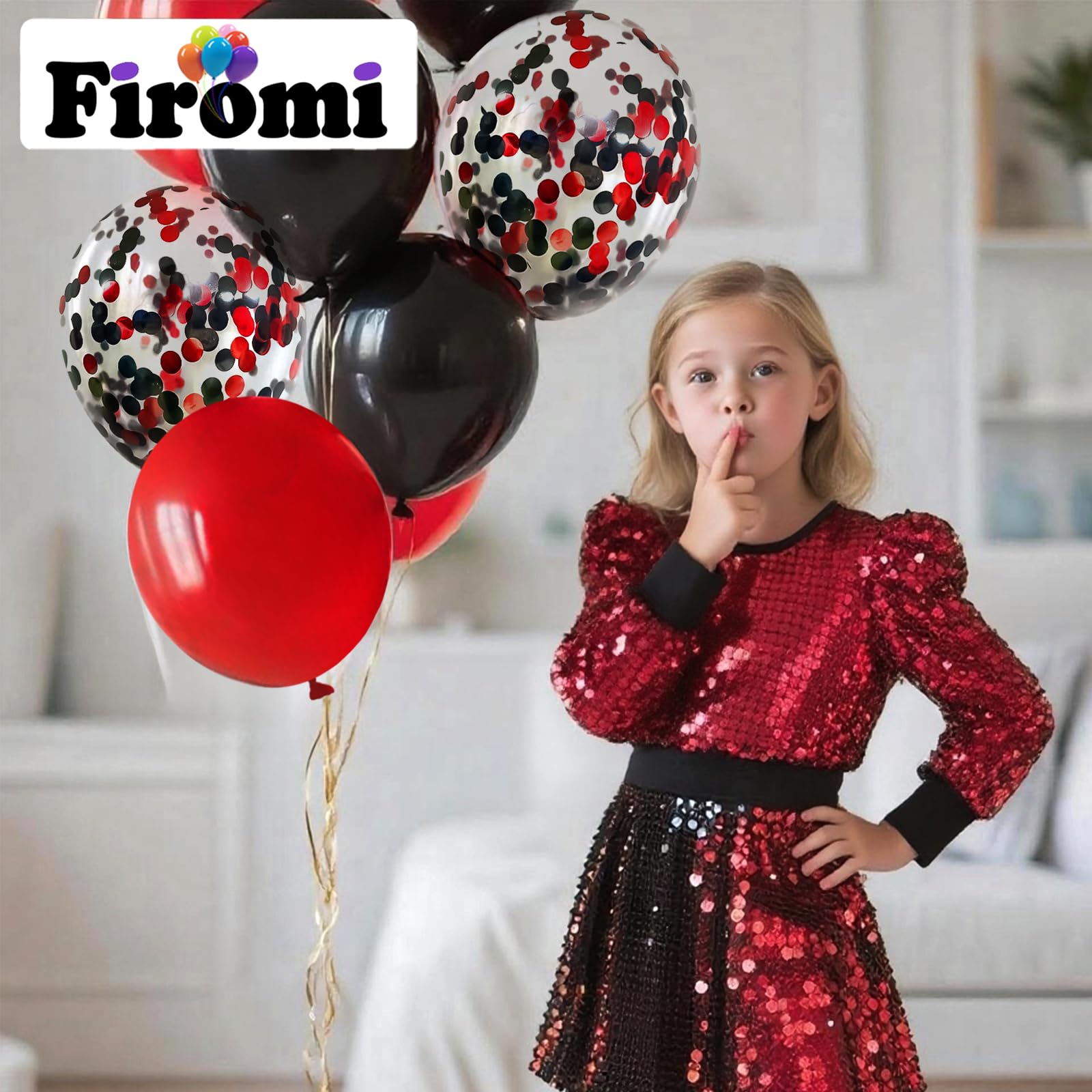 Firomi red balloons 12 inch for durable decor