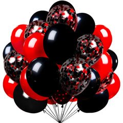 Firomi red and black 12 inch balloons for festive arches