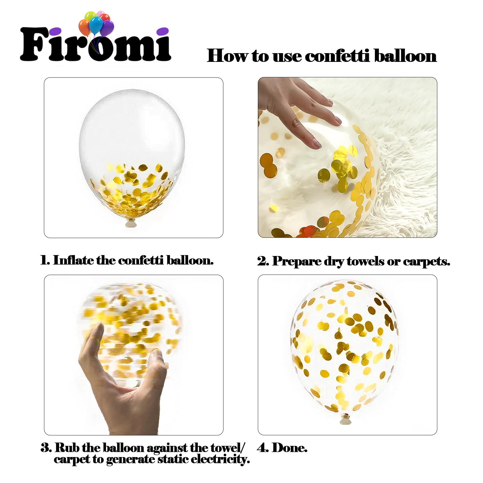 Firomi ribbon set 33 ft for finishing balloon decor
