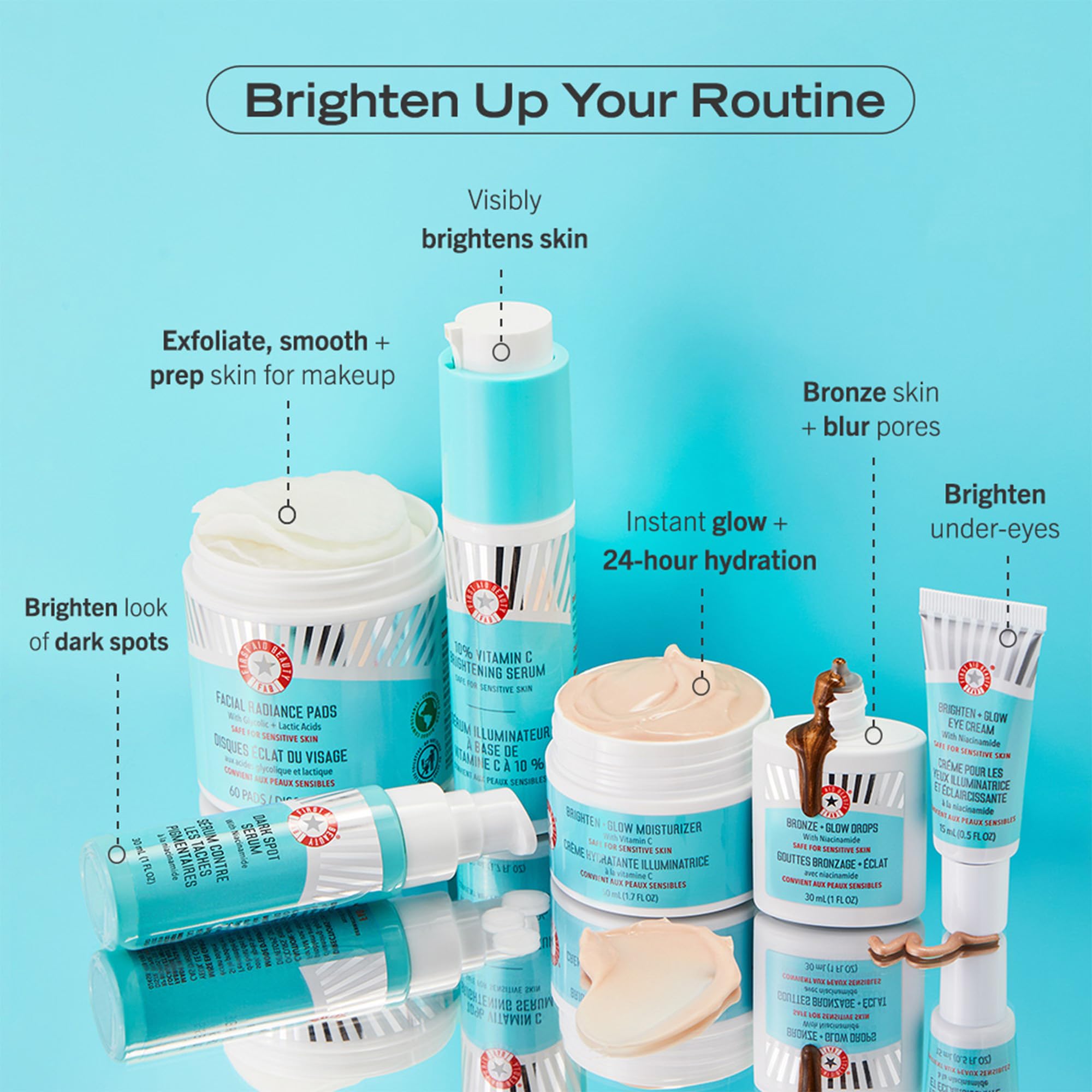 First Aid Beauty cruelty-free logo signals an ethical skincare choice.