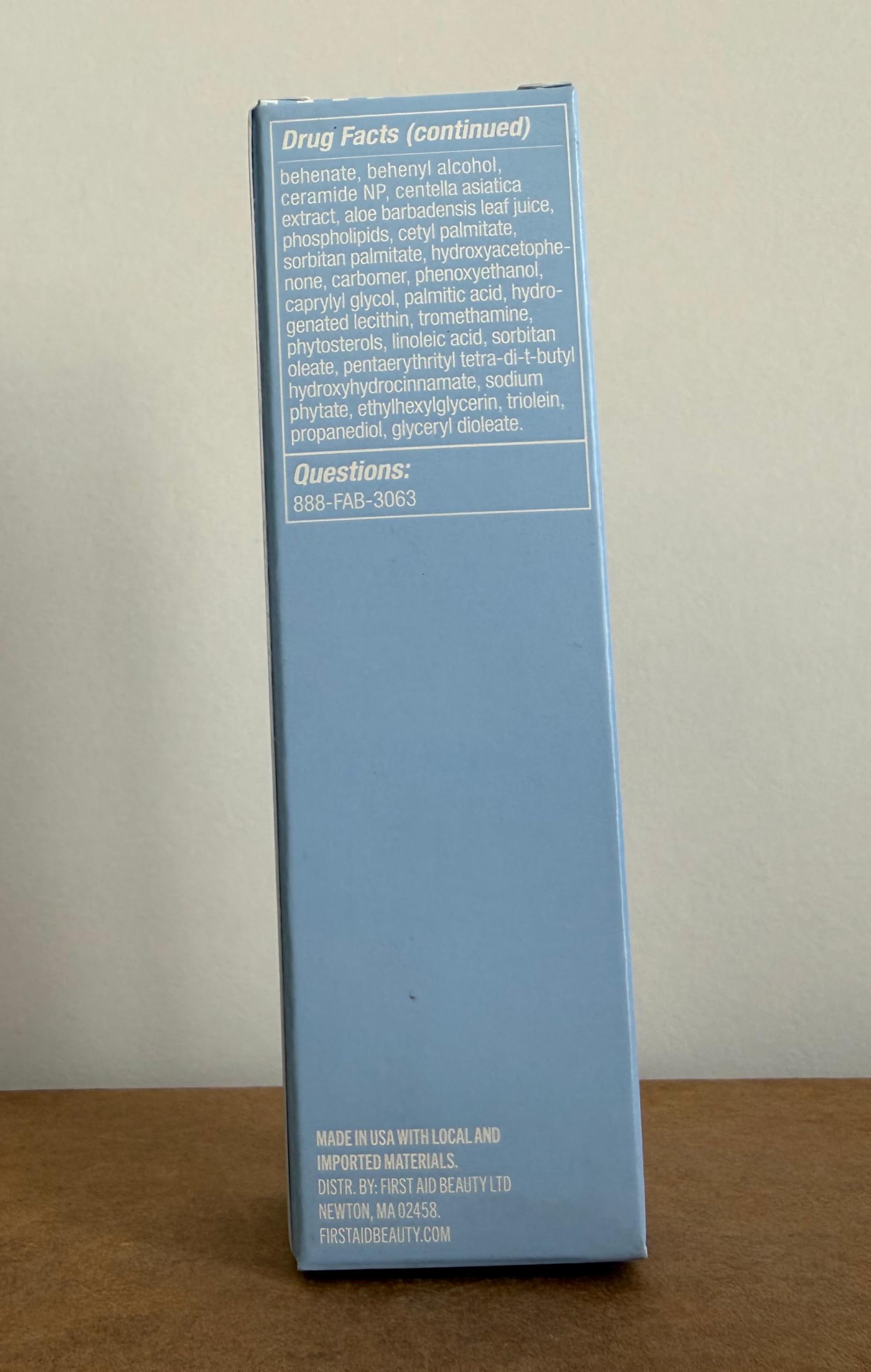 First Aid Beauty Ultra Repair Barrier Rescue Balm after environmental exposure supports recovery.