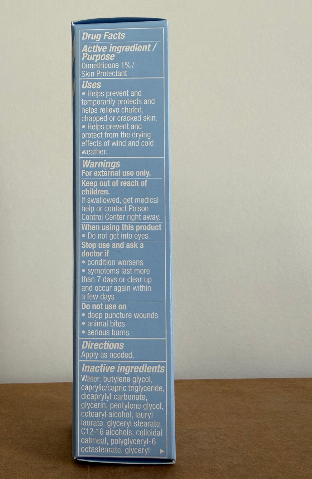 First Aid Beauty Ultra Repair Barrier Rescue Balm colloidal oatmeal renews skin surface.
