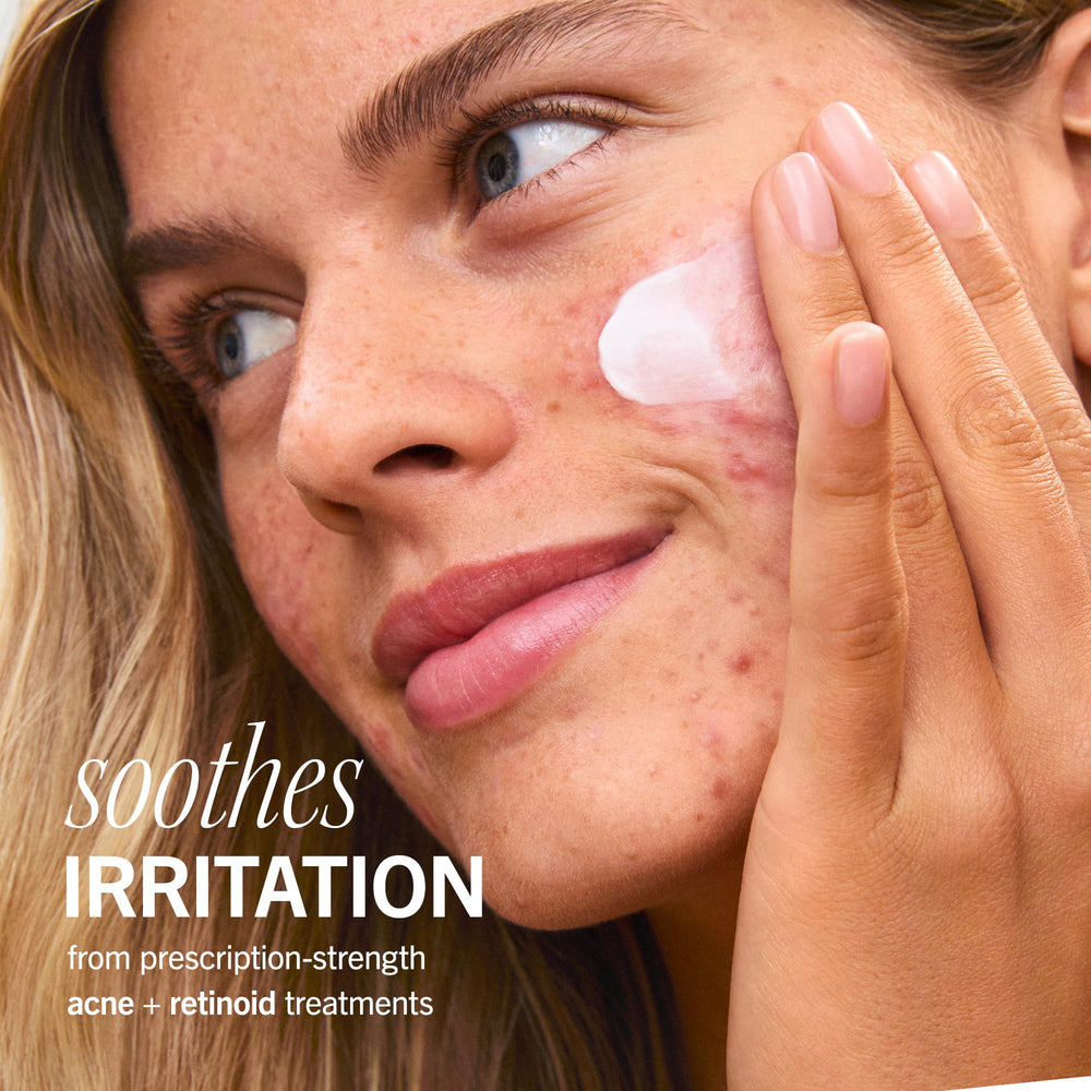 First Aid Beauty Ultra Repair Barrier Rescue Balm ingredient details highlight oat colloids and humectant hydration.