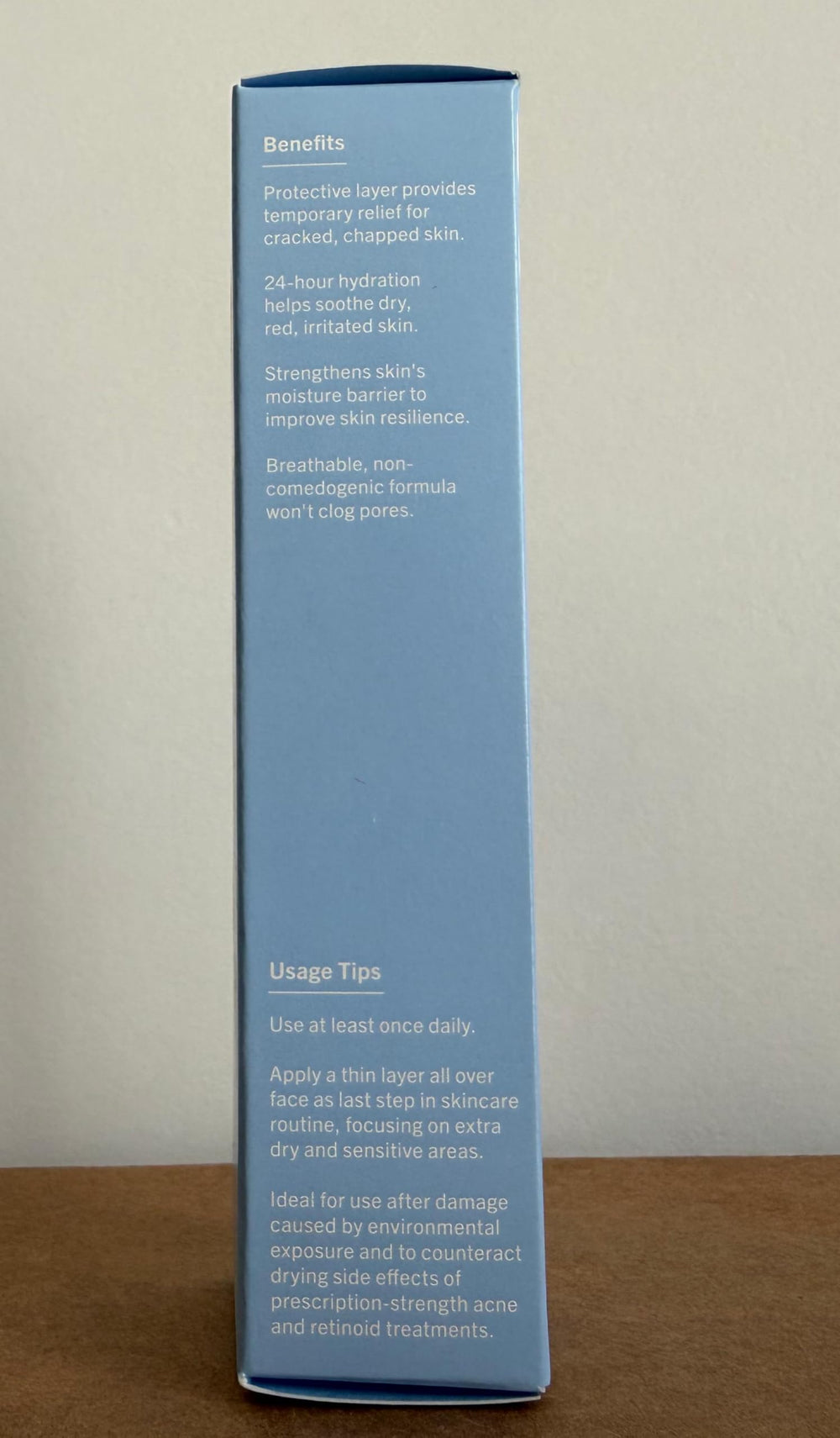 First Aid Beauty Ultra Repair Barrier Rescue Balm for sensitive skin provides gentle protection.