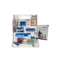 Interior compartments organize supplies in the First Aid Only 223-U kit