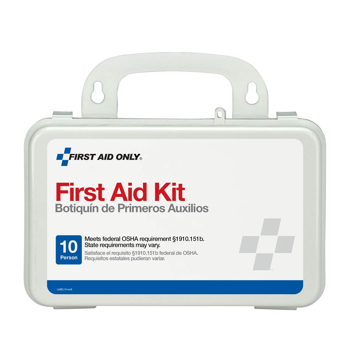 First Aid Only 6060 case open for quick access and organized supplies.
