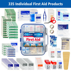 First Aid Only 91247 wall-mount case ready for office or vehicle placement.