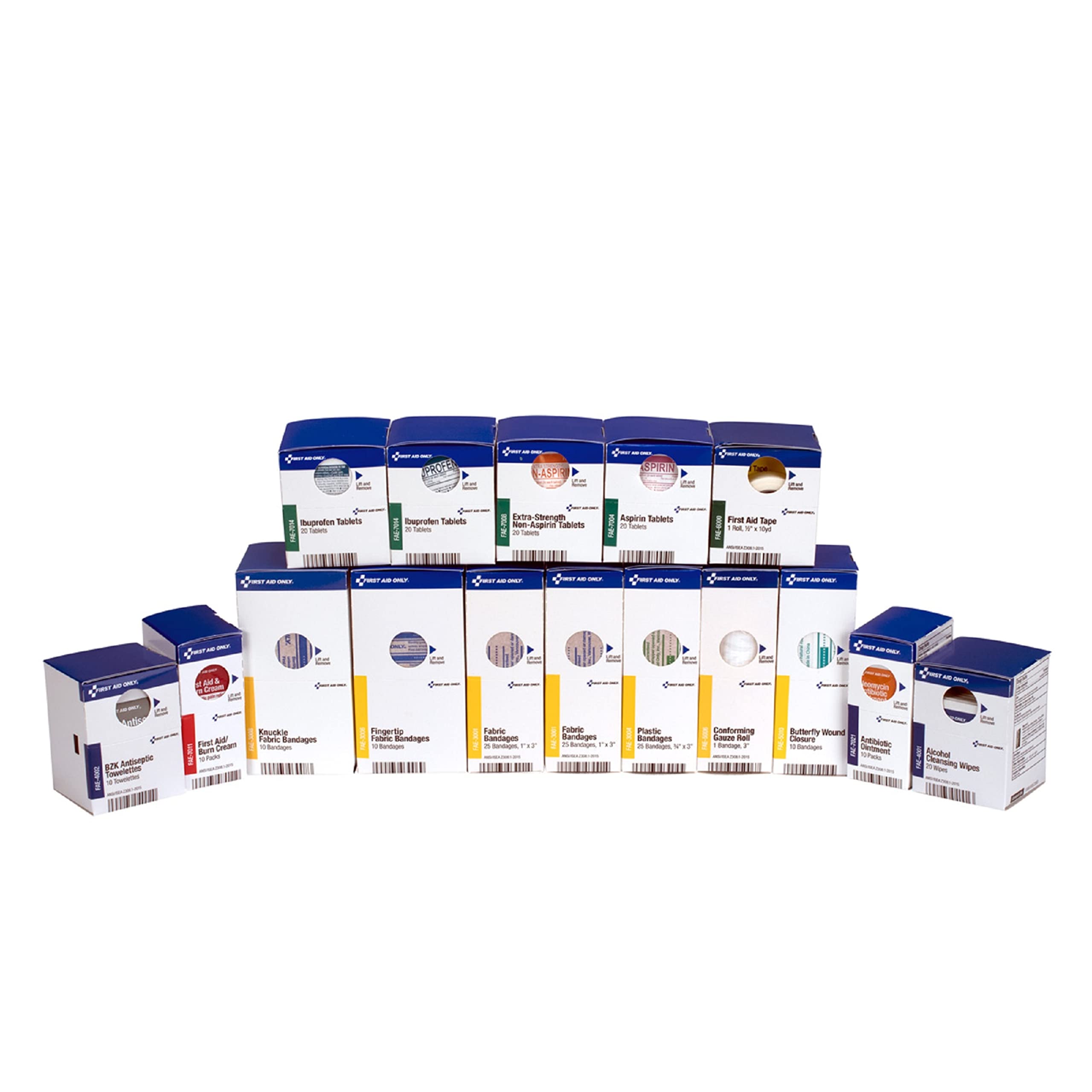 First Aid Only SmartCompliance 50-person refill pack enables quick restock in offices.