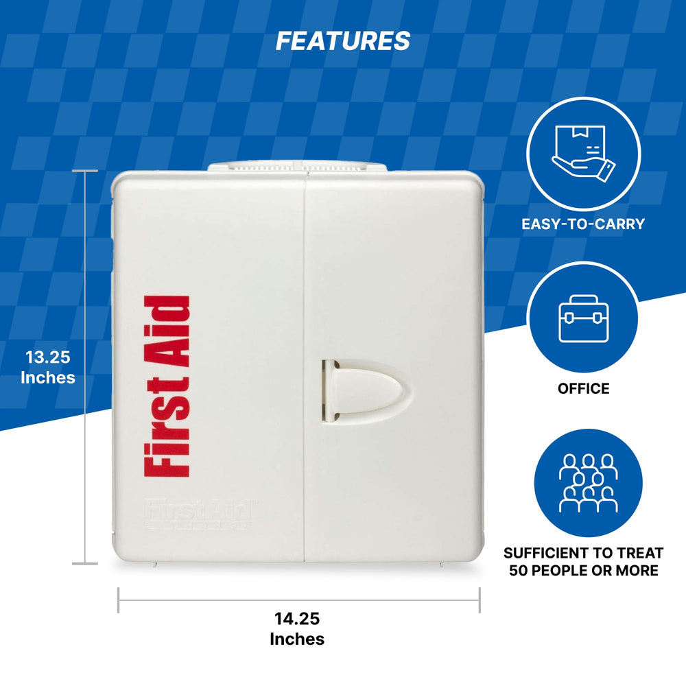 First Aid Only SmartCompliance cabinet carrying handle for portable emergency supplies.