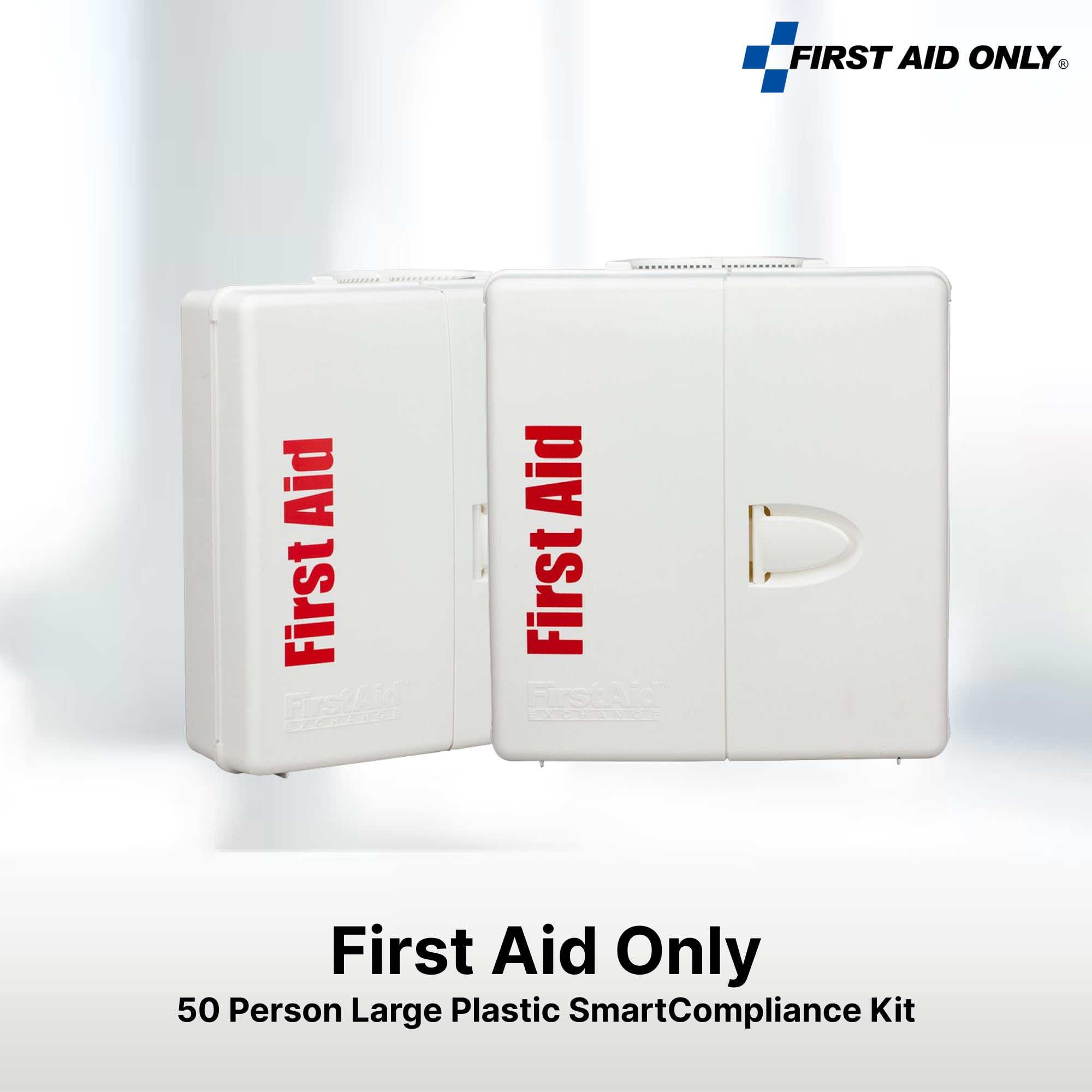 First Aid Only SmartCompliance SmartTab refill system for easy restocking reminders.