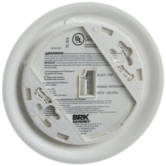 First Alert HD6135FB test/silence button aids quick checks and muting false alarms.