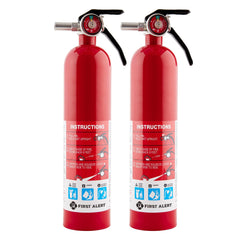 First Alert Home1-2 extinguisher red-pack-front view for quick home safety access