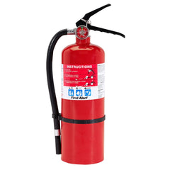 First Alert PRO5 extinguisher front view for quick access in home or office safety.