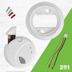 First Alert SMCO100V-AC battery backup ensures protection during power outages.