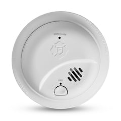 First Alert SMI110 front view with compact ceiling-mount design for unobtrusive placement