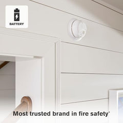First Alert SMI110 test and silence button in action for quick safety checks