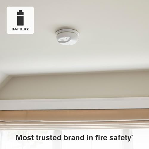 First Alert SMICO100 wall-mount position demonstrates discreet home safety.