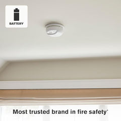 First Alert SMICO100 wall-mount position demonstrates discreet home safety.