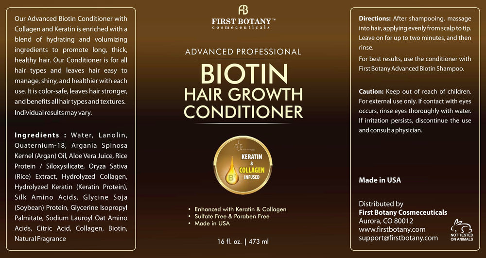 Dual-pack First Botany set with shampoo and conditioner.