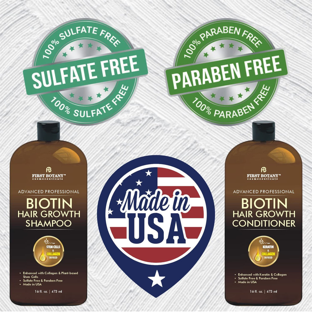 Creamy lather from First Botany Biotin Shampoo.