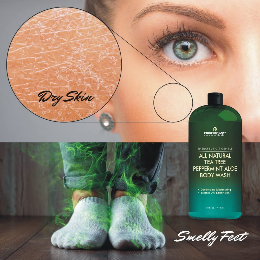 First Botany Tea Tree Mint label back reveals a natural formula.