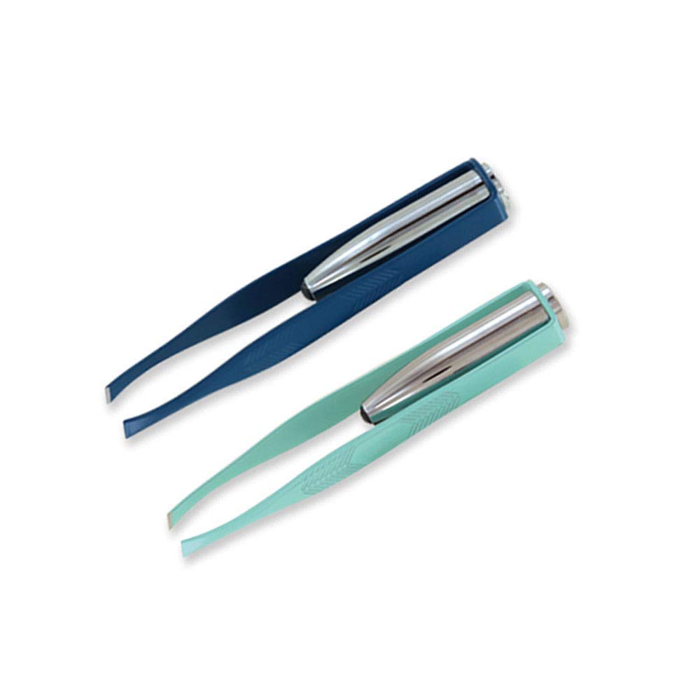 First Choice eyelash-use LED tweezer enables precise lash grooming.