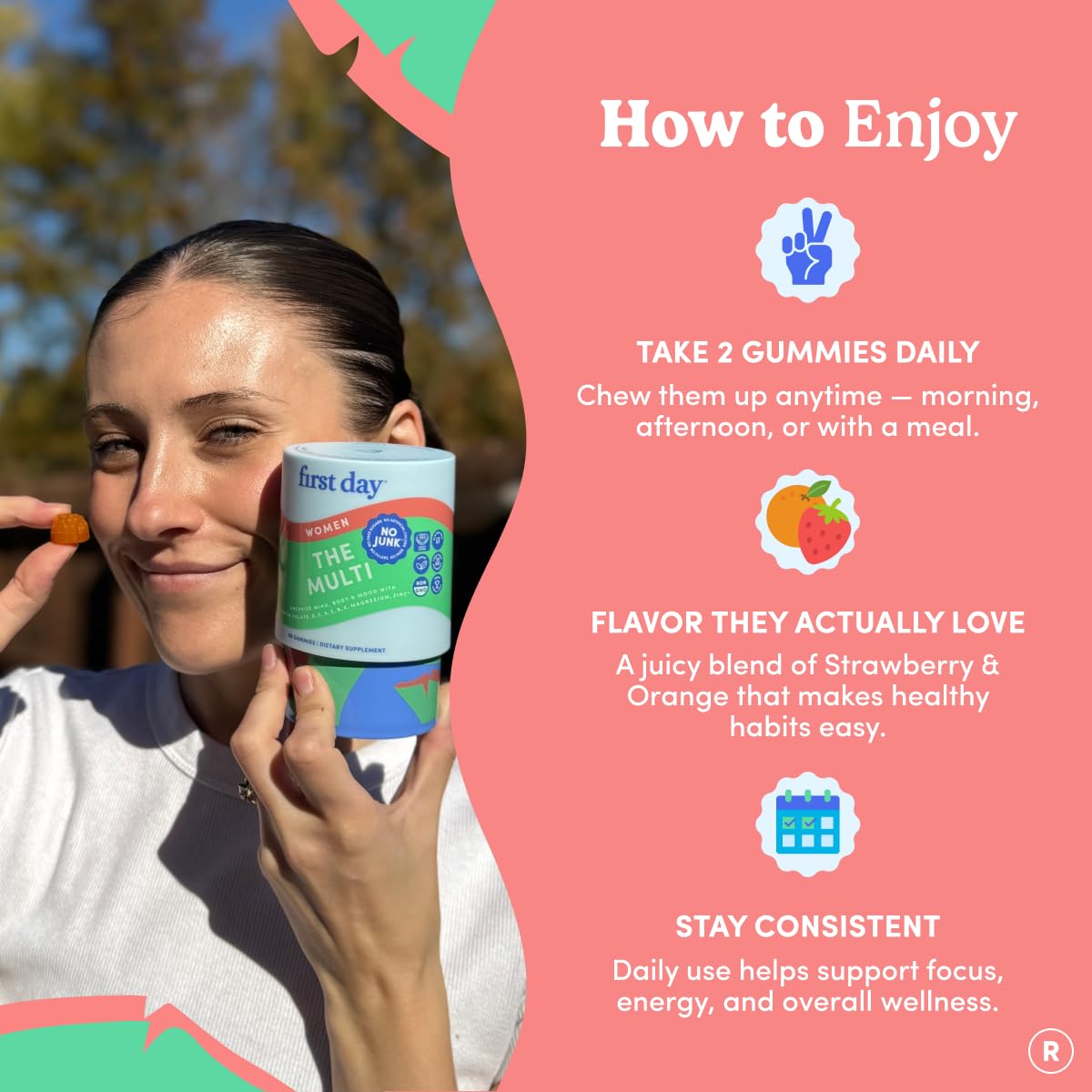 FIRST DAY gummies fit into a morning routine for consistent daily care.